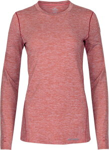 �z�b�g�`���[�Y ���f�B�[�X �g�b�v�X �V���c �N���[�l�b�N Hot Chillys Women's Clima-Tek Crewneck Shirt Redwood Heather �w�U�[