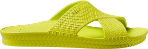 ���[�t ���f�B�[�X �V���[�Y �X�j�[�J�[ Reef Women's Water X Slides Lime ���C��