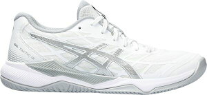 �A�V�b�N�X ���f�B�[�X �V���[�Y �X�j�[�J�[ ASICS Women's Gel-Tactic Volleyball Shoes White/Silver �z���C�g