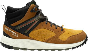 ������ �����Y �V���[�Y �u�[�c�E���C���u�[�c ���U�[ Merrell Men's Wildwood Mid Leather Waterproof Hiking Bootspice Gold �S�[���h