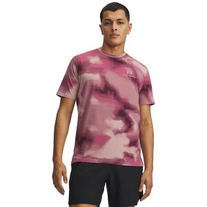�A���_�[�A�[�}�[ �����Y �g�b�v�X T�V���c �v�����g Under Armour Men's Vanish Energy Printed Short Sleeve T-Shirtourmaline Pink �s���N