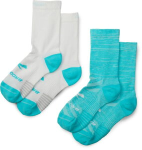 �u���b�N�X �����Y �A���_�[�E�F�A �C�� Brooks Ghost Lite Crew Socks Blue/White �z���C�g