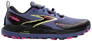 �u���b�N�X ���f�B�[�X �V���[�Y �X�j�[�J�[ Brooks Women's Cascadia 18 GTX Trail Running Shoes Grey/Black/Pink �u���b�N
