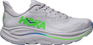 �z�J�I�l�I�l �����Y �V���[�Y �X�j�[�J�[ HOKA Men's Clifton 10 Running Shoes Yellow Gold/Tidal Wave �C�G���[
