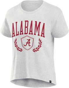 �t�@�i�e�B�N�X ���f�B�[�X �g�b�v�X T�V���c Fanatics NCAA Women's Alabama Crimson Tide Grey Quintessential T-Shirt NoColor �O���[