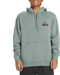 �N�C�b�N�V���o�[ �����Y �A�E�^�[ �p�[�J�[�E�X�E�F�b�g ���S Quiksilver Men's Omni Logo Hoodie CHINOIS GREEN �O���[��