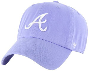�t�H�[�e�B�[�Z�u�� �����Y �A�N�Z�T���[ �X�q '47 Adult Atlanta Braves Purple Clean Up Adjustable Hat NoColor �p�[�v��