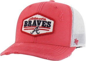 �t�H�[�e�B�[�Z�u�� �����Y �A�N�Z�T���[ �X�q '47 Adult Atlanta Braves Red Salvage Adjustable Trucker Hat NoColor ���b�h