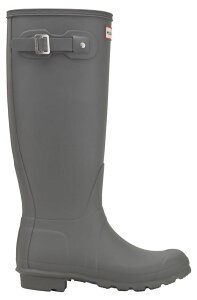 �n���^�[ ���f�B�[�X �V���[�Y �X�j�[�J�[ �g�[�� �u�[�c HUNTER Women's Original Tall Rain Boot Dark Gray �O���[