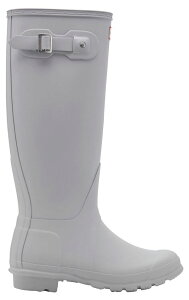 �n���^�[ ���f�B�[�X �V���[�Y �X�j�[�J�[ �g�[�� �u�[�c HUNTER Women's Original Tall Rain Boot Light Gray �O���[