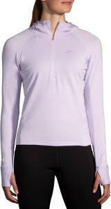 �u���b�N�X ���f�B�[�X �A�E�^�[ �p�[�J�[�E�X�E�F�b�g Brooks Women's Notch Thermal Hoodie 2.0 Light Purple �p�[�v��