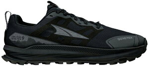 �A���g�� �����Y �V���[�Y �X�j�[�J�[ Altra Men's Lone Peak 9 GTX Trail Running Shoes Black/Black �u���b�N