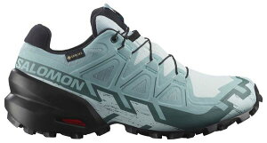 �T������ ���f�B�[�X �V���[�Y �X�j�[�J�[ Salomon Women'speedcross 6 GTX Trail Running Shoes Ballad Blue/Black /Tourmaline �u���b�N