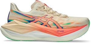 �A�V�b�N�X ���f�B�[�X �V���[�Y �X�j�[�J�[ ASICSUPERBLAST 3 Running Shoeseashell/Sun Coral �R�[����