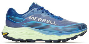 ������ �����Y �V���[�Y �X�j�[�J�[ Merrell Men's Agility Peak 6 trail Running Shoes Dark Blue �u���[