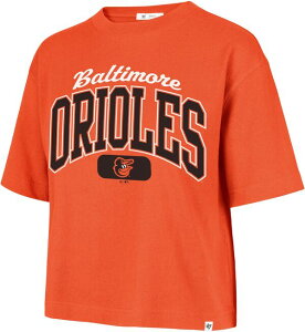 �t�H�[�e�B�[�Z�u�� ���f�B�[�X �g�b�v�X T�V���c '47 Women's Baltimore Orioles Orange Reed City Rally T-Shirt NoColor �I�����W