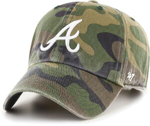 �t�H�[�e�B�[�Z�u�� �����Y �A�N�Z�T���[ �X�q '47 �e 47 Men's Atlanta Braves Camo Clean Up Adjustable Hat NoColor
