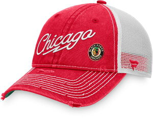 �t�@�i�e�B�N�X ���f�B�[�X �A�N�Z�T���[ �X�q Fanatics NHL Chicago Blackhawksports Resort Adjustable Trucker Hat NoColor