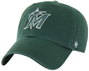 �t�H�[�e�B�[�Z�u�� �����Y �A�N�Z�T���[ �X�q '47 Adult Miami Marlins Green Clean Up Adjustable Hat NoColor �O���[��