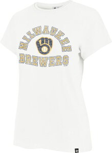 �t�H�[�e�B�[�Z�u�� ���f�B�[�X �g�b�v�X T�V���c '47 Women's Milwaukee Brewers Cream Frankie T-Shirt NoColor �N���[��