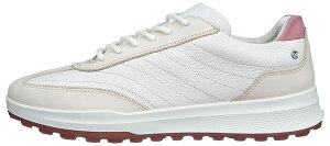 �G�R�[ ���f�B�[�X �V���[�Y �X�j�[�J�[ ECCO Women's Golf Street Vibe Golf Shoes Limestone/White/Blush �z���C�g
