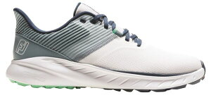 �t�b�g�W���C �����Y �V���[�Y �X�j�[�J�[ FootJoy Men's Flex Golf Shoes 2025 White/Blue/Green �z���C�g