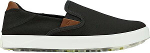 �I���J�C �����Y �V���[�Y �X�j�[�J�[ OluKai Men's Wai'alae Slip-On Golf Shoes Lava Rock/Lava Rock