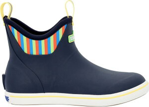 �G�N�X�g���^�t �����Y �V���[�Y �u�[�c�E���C���u�[�c �A���N�� XtraTuf Mensesame Street Bert & Ernie Ankle Deck Boots Navy �l�C�r�[