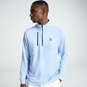 �E�H���^�[�w�[�Q�� �����Y �g�b�v�X �V���c 2026 U.S. Open Walter Hagen Men's Performance 11 All Season 1/4 Zip Clear Blue �u���[