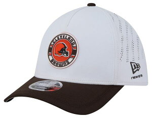 �j���[�G�� �����Y �A�N�Z�T���[ �X�q New Eradult Cleveland Browns White A-Frame Patch 39Thirty Stretch Fit Hat NoColor �z���C�g