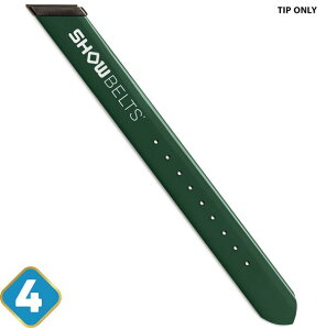 �i�R�[�i �����Y �A�N�Z�T���[ �x���g Nokona ShowBelt 4-Piece Custom Belt: Tip Only (Piece #4) Forest Green �O���[��