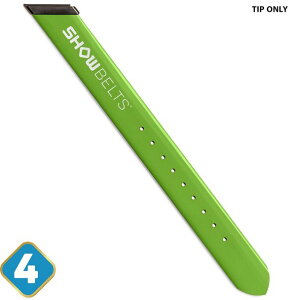 �i�R�[�i �����Y �A�N�Z�T���[ �x���g Nokona ShowBelt 4-Piece Custom Belt: Tip Only (Piece #4) Lime Green ���C��