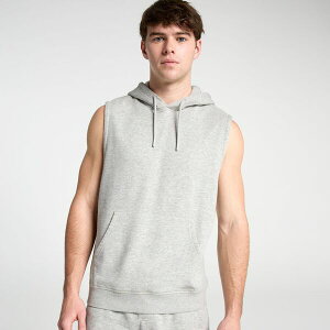DSG �����Y �A�E�^�[ �p�[�J�[�E�X�E�F�b�g �m�[�X���[�u �t���[�X DSG Men's Lightweight Classic Fleece Sleeveless Hoodie Light Heather Gray �O���[