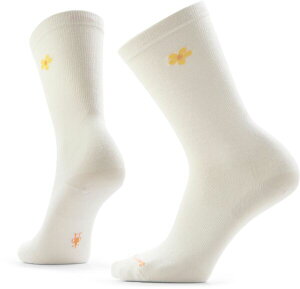 �X�}�[�g�E�[�� ���f�B�[�X �A���_�[�E�F�A �C�� SmartWool Women's Everyday Groovy Bloom Crew Socks Natural