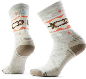 �X�}�[�g�E�[�� ���f�B�[�X �A���_�[�E�F�A �C�� Smartwool Women's Hike Otter Float Crew Socks Ash �A�b�V��