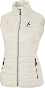 �J�b�^�[�A���h�o�b�N ���f�B�[�X �g�b�v�X �x�X�g Cutter & Buck Women's Atlanta Braves Brown Eco Insulated Full Zip Vest NoColor �u���E��
