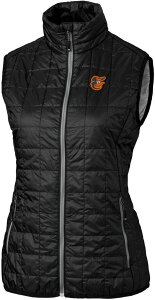 �J�b�^�[�A���h�o�b�N ���f�B�[�X �g�b�v�X �x�X�g Cutter & Buck Women's Baltimore Orioles Black Eco Insulated Full Zip Vest NoColor �u���b�N