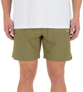 �n�[���[ �����Y �{�g���X �n�[�t�p���c�E�V���[�c �V���[�g�p���c Hurley Men's H2O-Dri Trek Stretch 7 �h Shorts Grizzly