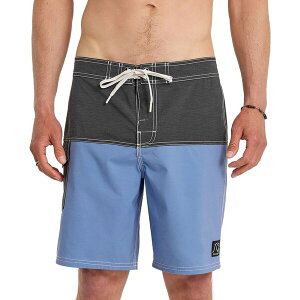 �N�C�b�N�V���o�[ �����Y �{�g���X �n�[�t�p���c�E�V���[�c �V���[�g�p���c Quiksilver Men's Original Blocked 19 Boardshorts Riviera