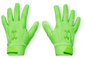 �A���_�[�A�[�}�[ ���f�B�[�X �A�N�Z�T���[ ��� Under Armour Adult Nitro Novelty Football Gloves Hyper Green �O���[��