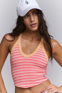 �t���[�s�[�v�� ���f�B�[�X �g�b�v�X �V���c V�l�b�N FP Movement Women's All Clear V Neck Stripe Cami Grapefruit �X�g���C�v