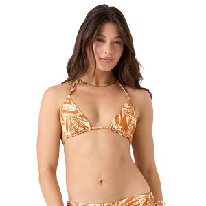 ���L�V�[ ���f�B�[�X �g�b�v�X �V���c Roxy Women's Ray of Sunshine Reversible Tiki Triangle Bikini Swim Top Rust ���X�g