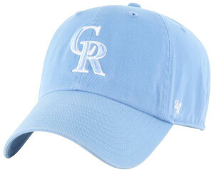 �t�H�[�e�B�[�Z�u�� ���f�B�[�X �A�N�Z�T���[ �X�q '47 Adult Colorado Rockies Light Blue Clean Up Adjustable Hat NoColor �u���[