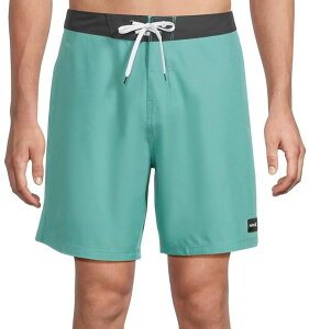 �n�[���[ �����Y �{�g���X �n�[�t�p���c�E�V���[�c �V���[�g�p���c Hurley Men's Phantom-Econe And Only Solid 18 Boardshorts Broken Jade