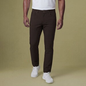 ���@�[�X�g �����Y �{�g���X �J�W���A���p���c VRST Men's Limitless Performance Athletic Fit 5 Pocket Pant Dark Brown �u���E��