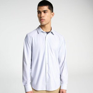 ���@�[�X�g �����Y �g�b�v�X �V���c VRST Men's Limitless Elite Long Sleeve Button Up Blue Stripe �u���[