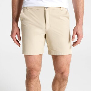 ���@�[�X�g �����Y �{�g���X �n�[�t�p���c�E�V���[�c �X�����t�B�b�g VRST Men's Limitless Performance Slim Fit 7 Short Khaki Sand �J�[�L