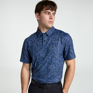 ���@�[�X�g �����Y �g�b�v�X �|���V���c �v�����g VRST Men's Golf Pivot Printed Polo Beleaf Blooms DAS