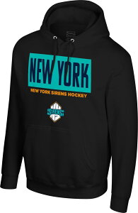 �X�^�W�A���G�b�Z���V�����Y �����Y �A�E�^�[ �p�[�J�[�E�X�E�F�b�g Stadium Essentials Adult New York Sirens Crossbar Black Pullover Hoodie NoColor �u���b�N