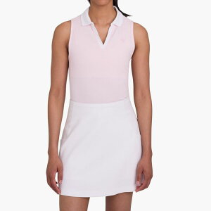 �o�b�h�o�[�f�B�[ ���f�B�[�X �g�b�v�X �|���V���c �m�[�X���[�u Bad Birdie Women'sleeveless Johnny Collar Golf Polo Frosty Petal